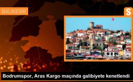 Bodrumspor, Aras Kargo maçında galibiyete kenetlendi