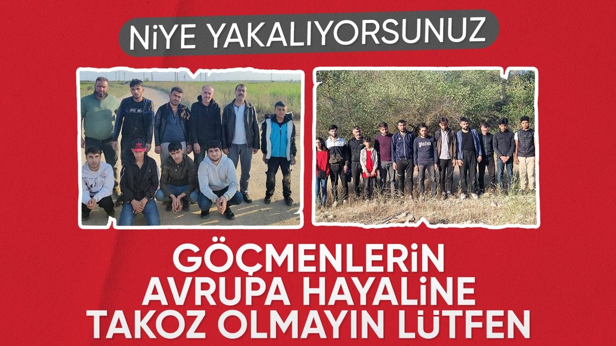 Edirne’de 48 düzensiz göçmen yakalandı