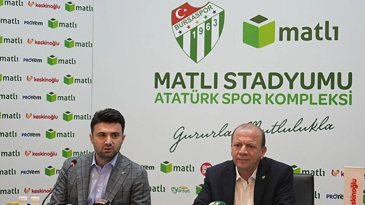 Bursaspor, stadının isim sponsorluğu için 40 milyon liralık anlaşma yaptı