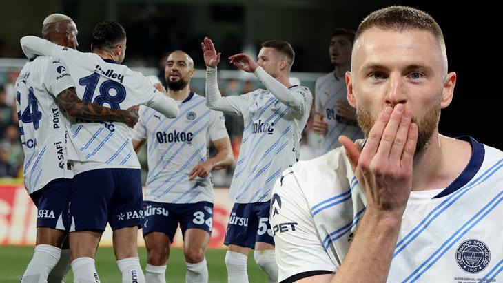 Fenerbahçe derbi haftasında hata yapmadı! Galatasaray ile fark 6’ya düştü